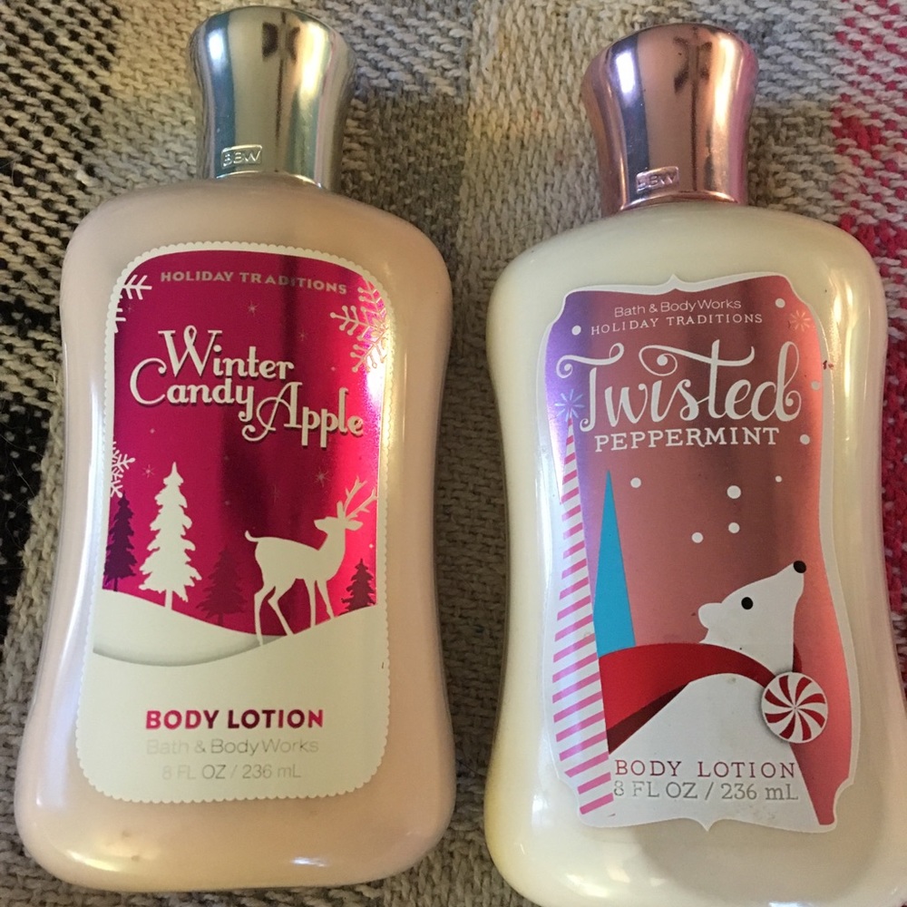 Bath and Body Works lotion bundle
